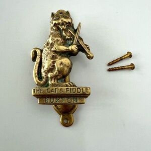 Vintage Door Knocker The Cat & Fiddle Buxton